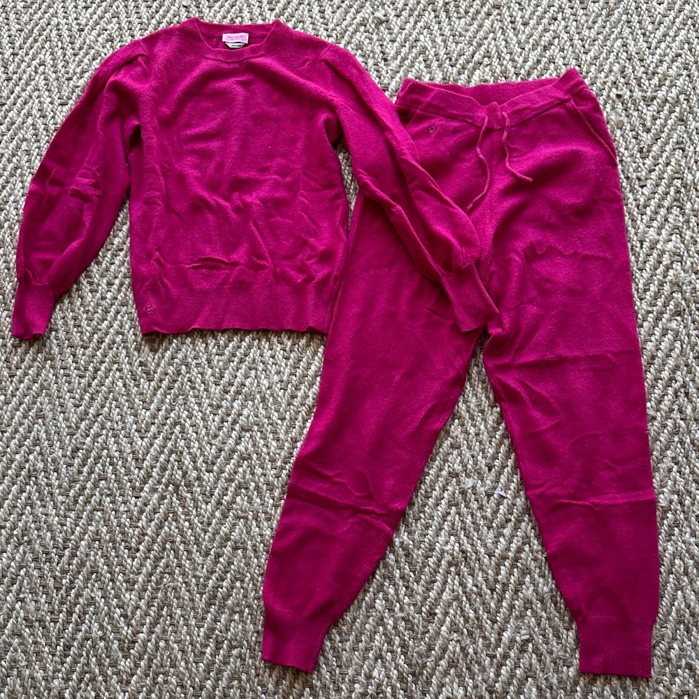 Kate Spade Pink Sweater Set (Cashmere)